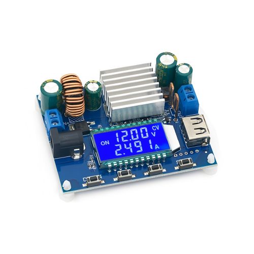 XY-SK35L 35W DC-DC Buck Boost Converter Adjustable Regulated Power Module, Input DC5-30V, Output DC0.6-30V/4A