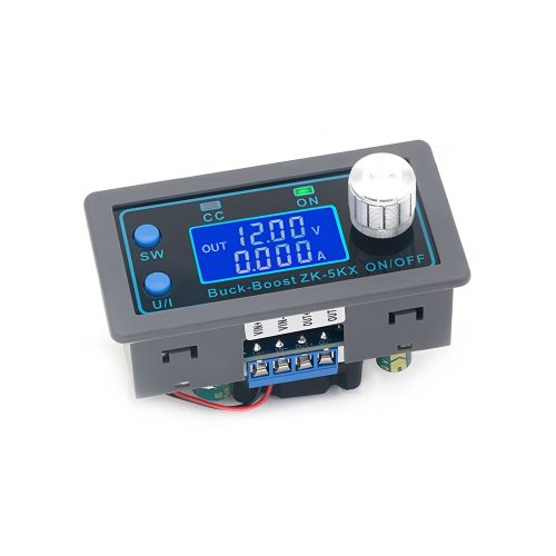 ZK-5KX 80W DC-DC Buck Boost Converter Adjustable Regulated Power Module, Input DC6-36V, Output DC0.6-36V/5A