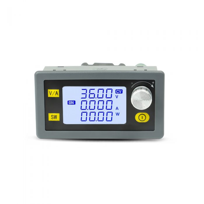 XY-SK80H 80W DC-DC Buck Boost Converter Adjustable Regulated Power Module, Input DC6-36V, Output DC0.6-36V/5A