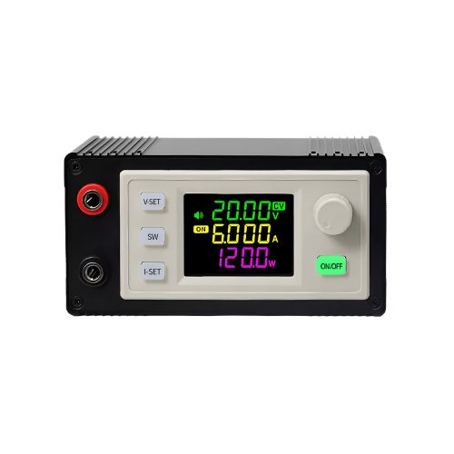 XY-SK120X 120W DC-DC Buck Boost Converter Adjustable Regulated Power Module with Housing, Input DC6-36V, Output DC0-36V/6A, 111MM*65MM*57MM