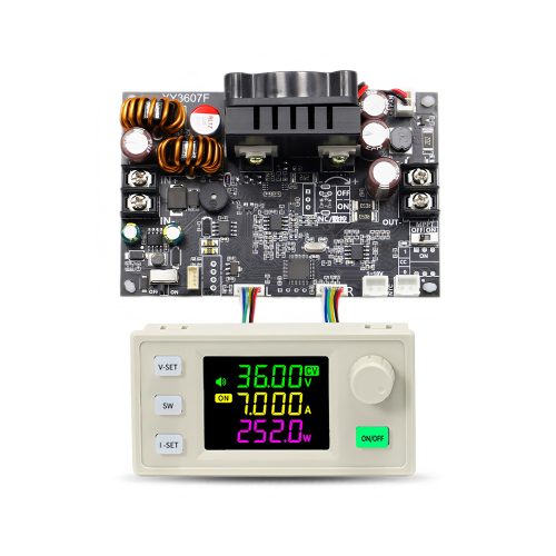 XY3607F 252W DC-DC Buck Boost Converter Adjustable Regulated Power Module, Input DC6-36V, Output DC0-36V/7A