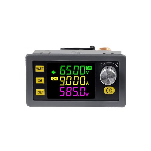 XY6509 585W DC-DC Step Down Buck Converter Adjustable Regulated Power Module, Input DC12-72V, Output DC0-65V/9A, 79MM*50MM*43MM