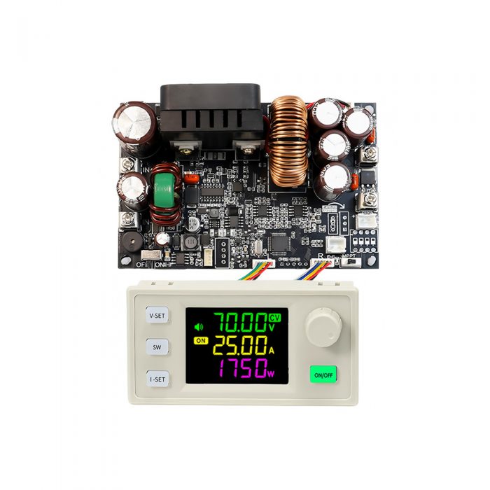 XY7025 1750W DC-DC Step Down Buck Converter Adjustable Regulated Power Module, Input DC12-85V, Output DC0-70V/25A