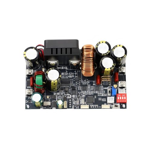 XY12522 2000W DC-DC Step Down Buck Converter Adjustable Regulated Power Module Baseboard, Input DC12-140V, Output DC0-125V/22A