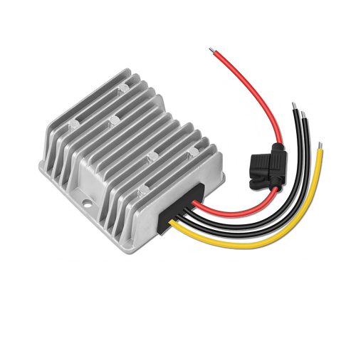 180W 24V to 12V DC-DC Step Down Buck Converter with Fuse, Waterproof, Input DC18-35V, Output DC12V/15A
