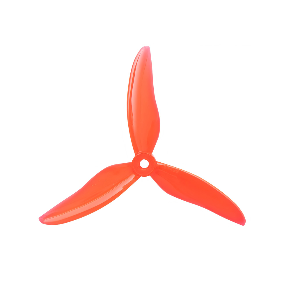 A1101-4021 GEMFAN 5.1-inch 51499 Three-Blade Propeller, Polycarbonate, Crystal Red 2-Pairs Set(2CW+2CCW)