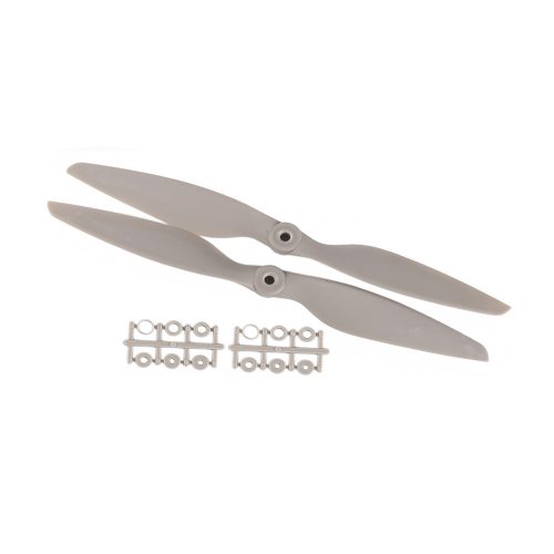 GEMFAN 9-inch MR 9045 Dual-Blade Propeller, Fiberglass Nylon, Black 1-Pairs Set(1CW+1CCW)