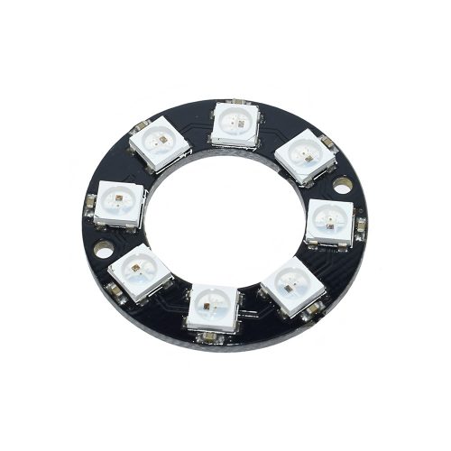 WS2812 5050 RGB LED Module, 8 Bits, Round Style