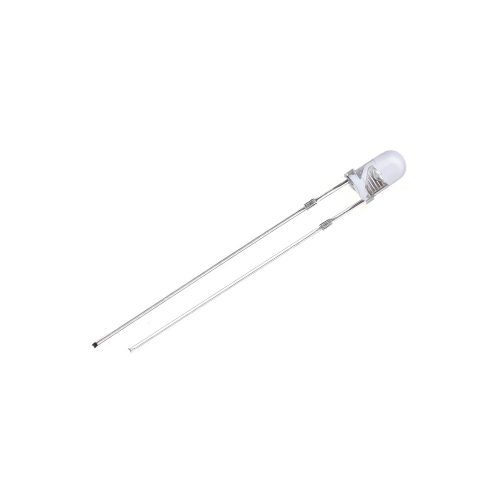 5pcs 2V/20mA Red Ultra-bright LED 3mm Through Hole, Round Head, 28mm Leg