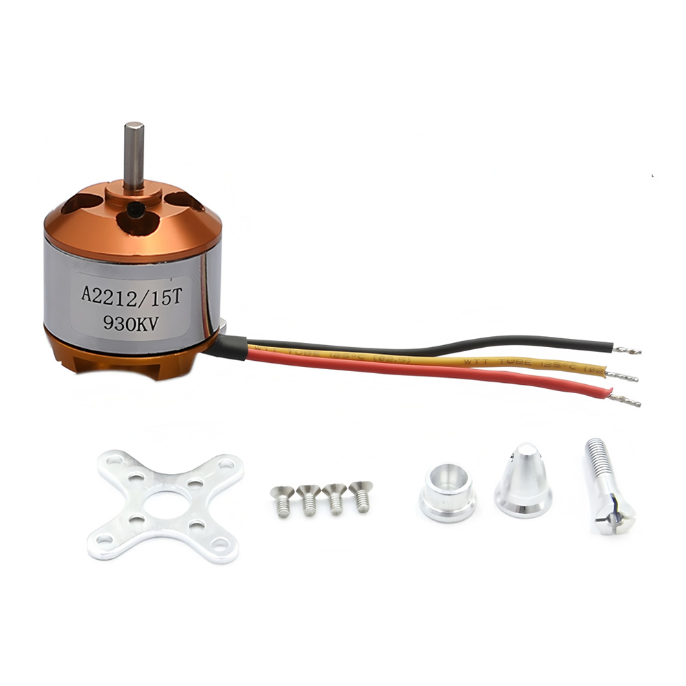 XXD A2212 930KV Brushless Motor, 2-3S Working Voltage, Lead Cable 100mm