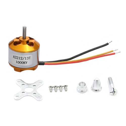 XXD A2212 1000KV Brushless Motor, 2-3S Working Voltage, Lead Cable 100mm