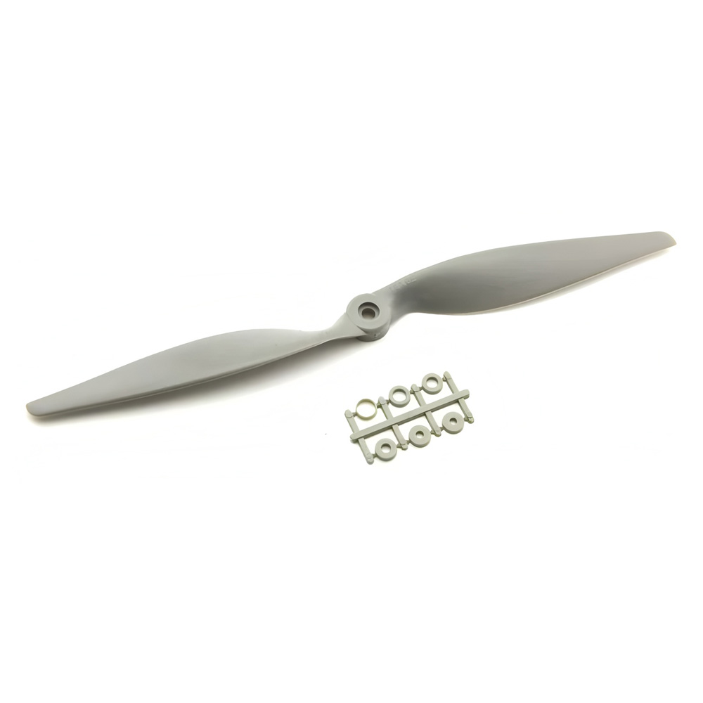 GEMFAN 12*6 1260 Dual-Blade Propeller, Fiberglass Nylon, Gray 1pc(1CW)