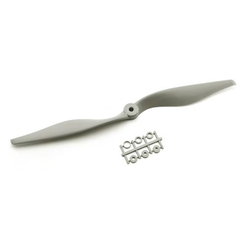 GEMFAN 12*8 1280 Dual-Blade Propeller, Fiberglass Nylon, Gray 1pc(1CW)