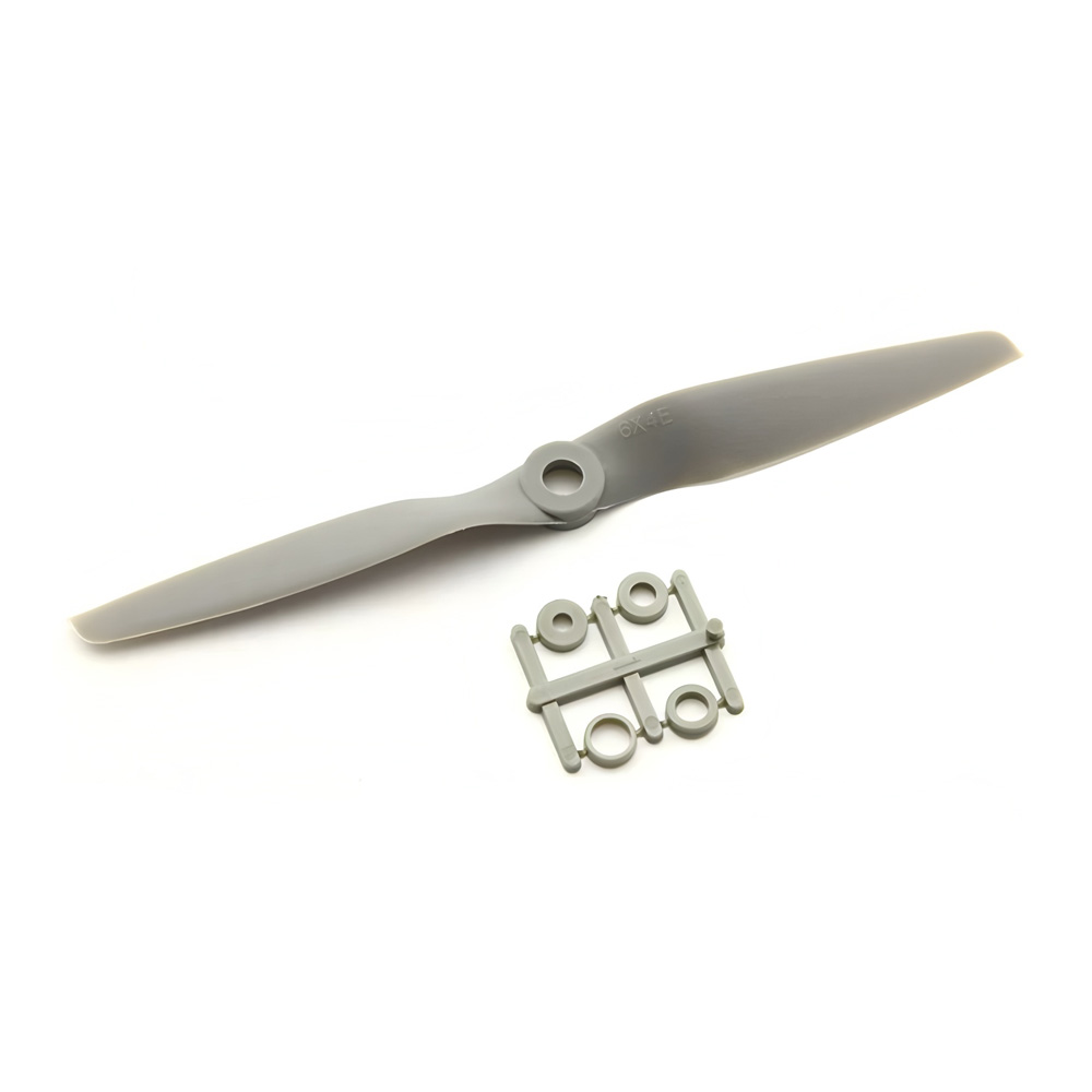 GEMFAN 6*4 6040 Dual-Blade Propeller, Fiberglass Nylon, Gray 1pc(1CCW)