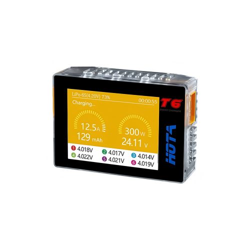 HOTA T6 RC Battery Charger, 15A, DC300W, Input Voltage DC10-30V