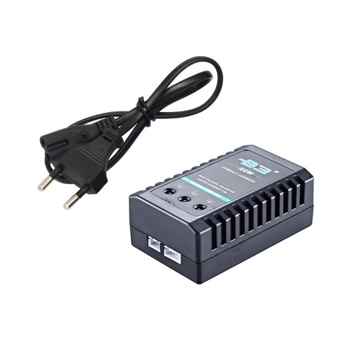 B3 RC Battery Balance Charger, 1.6A, DC20W, Input Voltage AC100-240V, for 2-3S Lipo Batteries, EU Plug
