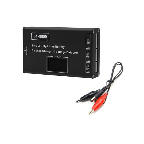 B4-800D RC Battery Balance Charger, 0.8A, DC25W, Input Voltage DC9-16V, for 2-4S Lipo Batteries