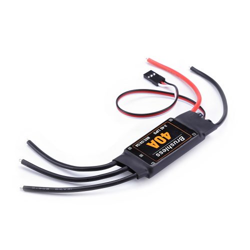 40A 2-4S Brushless ESC Speed Controller with 5V/3A UBEC for RC Fixed-Wing Aircraft Helicopter