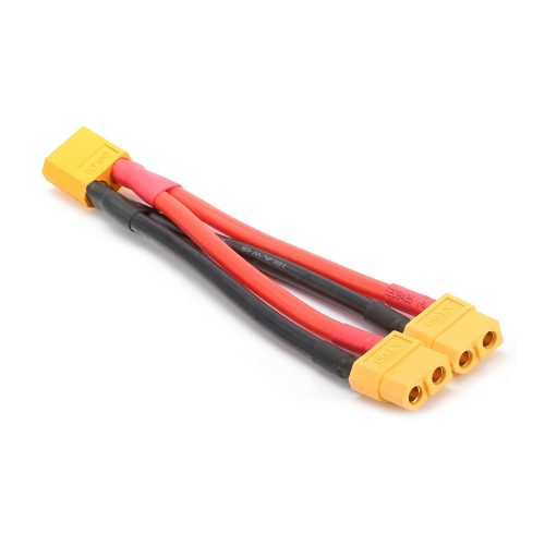 100MM 12AWG XT60 Male to 2pcs XT60 Female Adapter Extension Cable