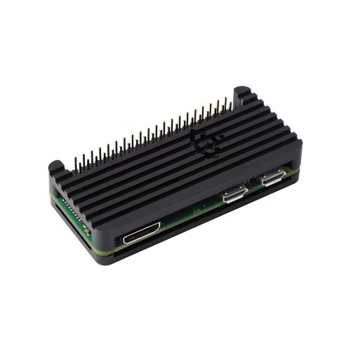 Black Aluminum Alloy Case Type A for Raspberry Pi Zero Series
