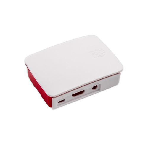 Red+White ABS Case for Raspberry Pi 3B/3B+