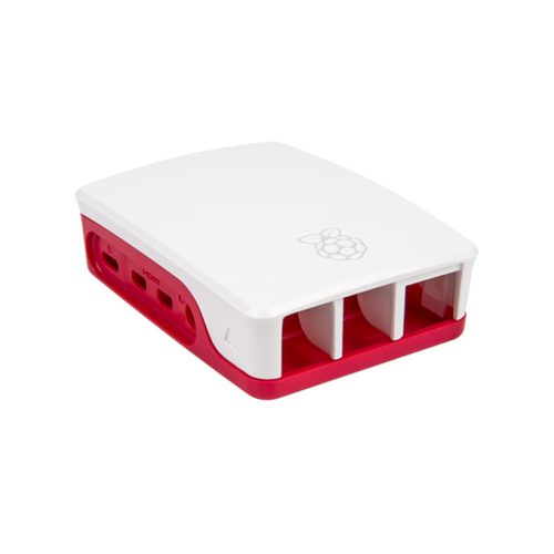 ABS Case for Raspberry Pi 4B Red+White/2 Parts Type
