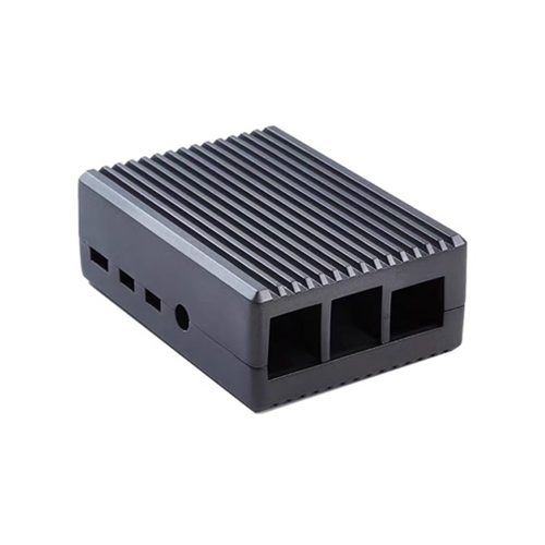 Gray Aluminum Alloy Case for Raspberry Pi 4B