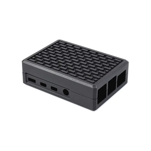 Black Aluminum Alloy Case for Raspberry Pi 4B