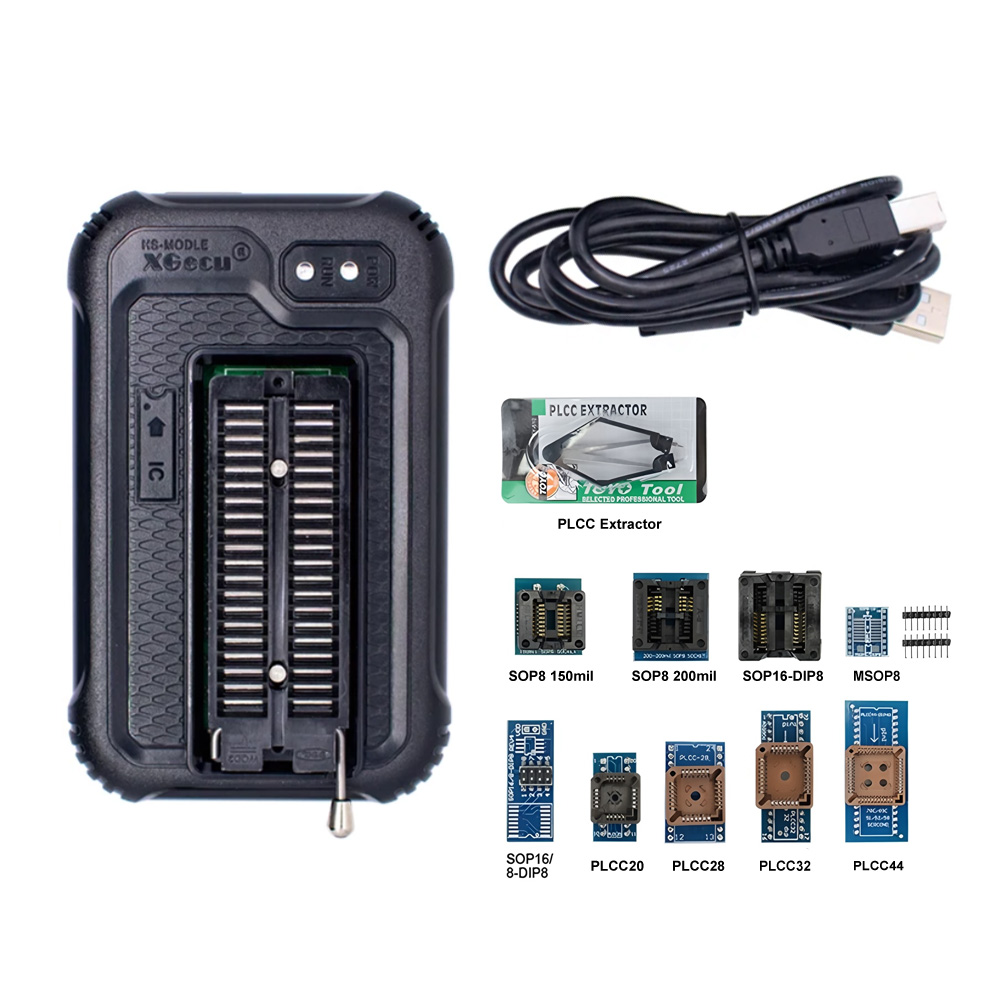 XGecu T48 Universal Programmer with 10pcs Accessories Kit