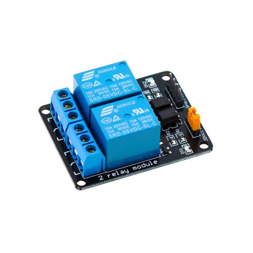 5V 10A 2 Channel Relay Module with Optocoupler Support Low-Level Trigger