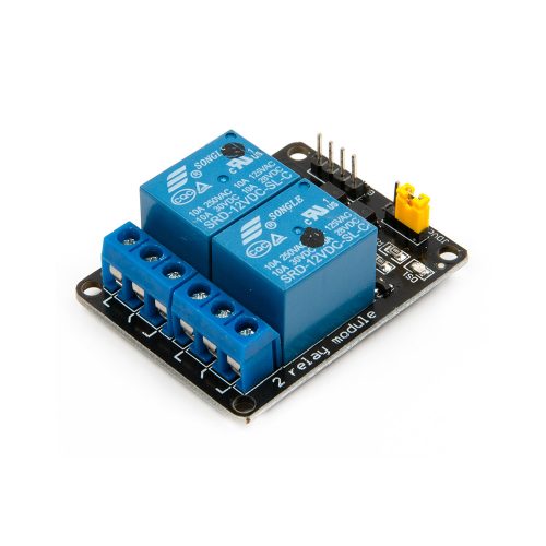 12V 10A 2 Channel Relay Module with Optocoupler Support Low-Level Trigger