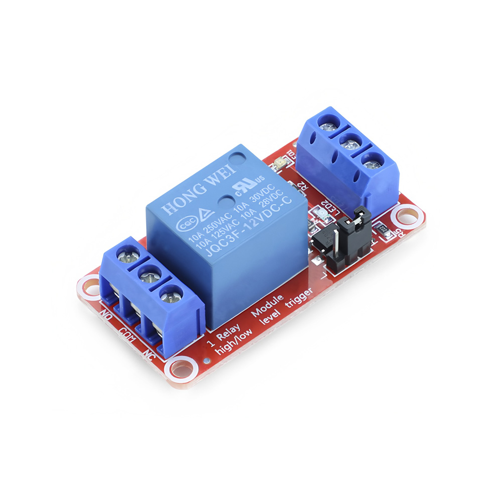 12V 10A 1 Channel Relay Module with Optocoupler Support High-Level or Low-Level Trigger