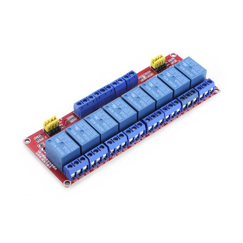 5V 10A 8 Channel Relay Module with Optocoupler Support High-Level or Low-Level Trigger