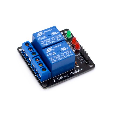 5V 10A 2 Channel Relay Module Without Optocoupler, Support Low-Level Trigger