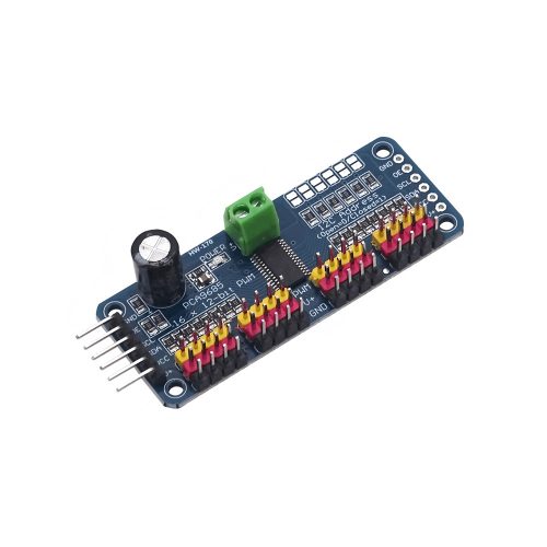 16 Channel 12-bit PWM/Servo Motor Driver Module, I2C interface, PCA9685