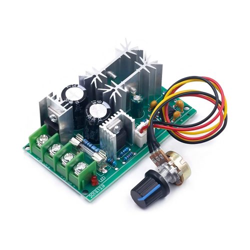PWM DC Motor Speed Controller Module, 20A, 10V-60V