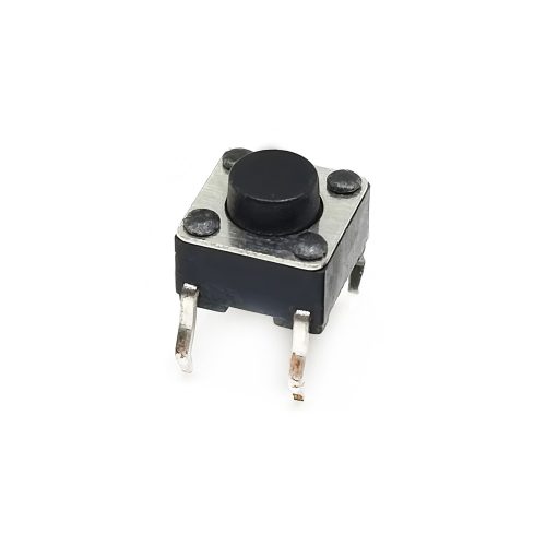 10pcs Tactile Push Button Switch, Through-hole, 6x6x4.5MM