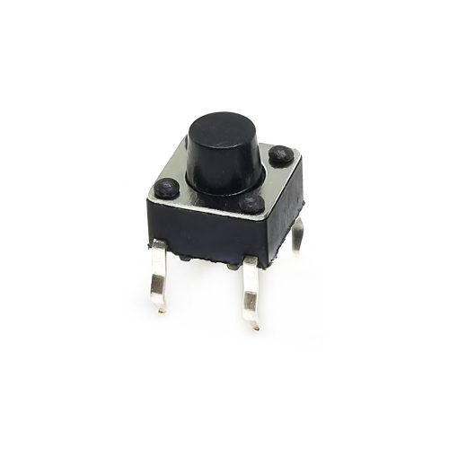 10pcs Tactile Push Button Switch, Through-hole, 6x6x6MM