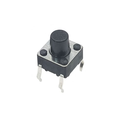 10pcs Tactile Push Button Switch, Through-hole, 6x6x7MM