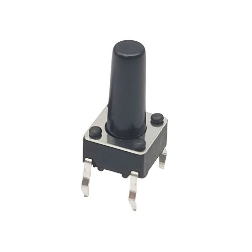 10pcs Tactile Push Button Switch, Through-hole, 6x6x12MM