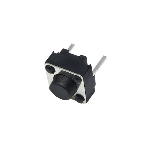 10pcs Tactile Push Button Switch, Through-hole, 2-Pin, 6x6x5MM