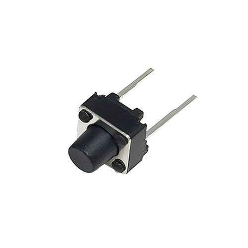 10pcs Tactile Push Button Switch, Through-hole, 2-Pin, 6x6x7MM