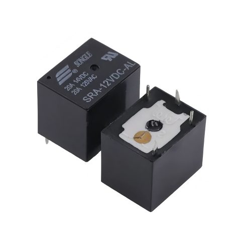 SONGLE Power Relay, SRA-12VDC-AL, 4 Pins