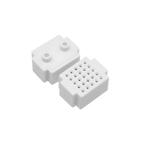 25 Holes Solderless Ultra Mini Breadboard, 20mm*15mm*10mm, White