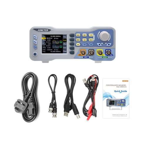 JDS8060 60MHz/80MHz 2CH DDS Function Signal Generator Arbitrary Waveform Generator Source Frequency Meter, UK Plug