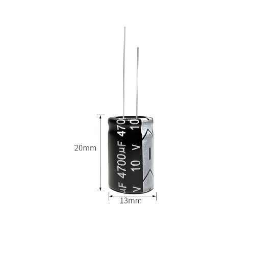 Aluminum Electrolytic Capacitor, 10V 4700μF, 13mm*20mm