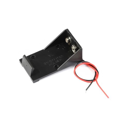9V Battery Holder With 150mm Lead Cable, Without Cover, 1 Cell