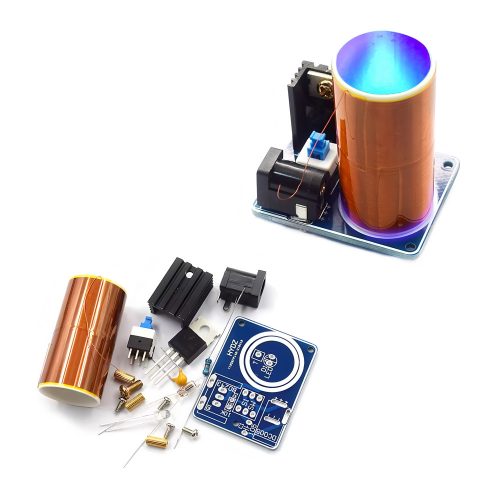 BD243 Mini Tesla Coil Electronic Kit for DIY Soldering Practice