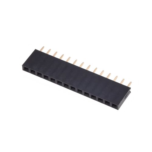 Straight Through Hole PCB Socket, 14 Contact, 2.54 mm Pitch, 2 Row