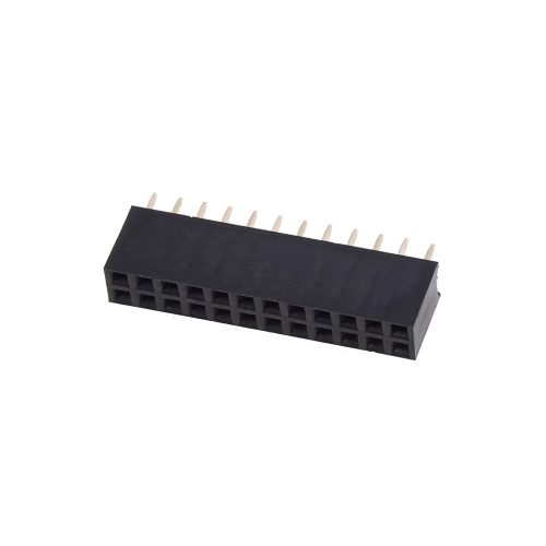 Straight Through Hole PCB Socket, 24 Contact, 2.54 mm Pitch, 2 Row